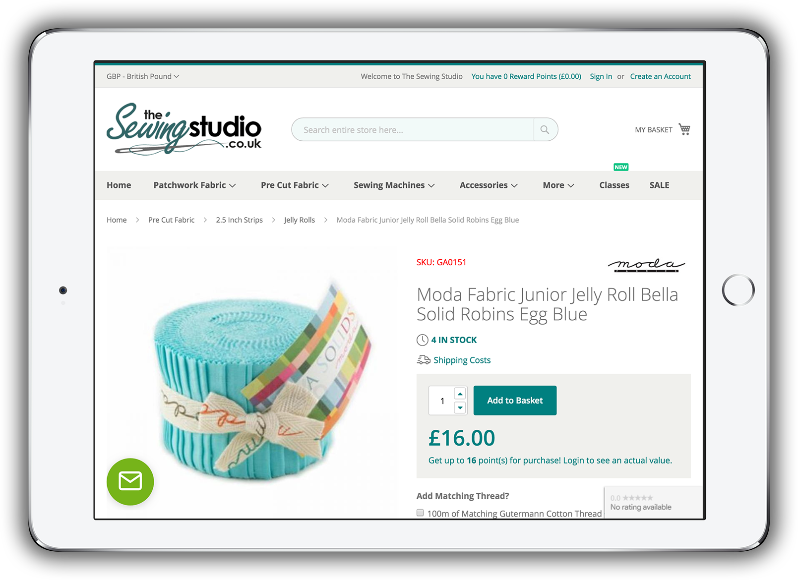 Sewing Studio Product Page The Sewing Studio - Product Page