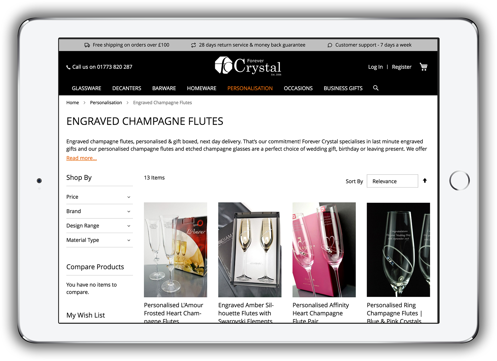 Forever Crystal Category page Forever Crystal - category pages