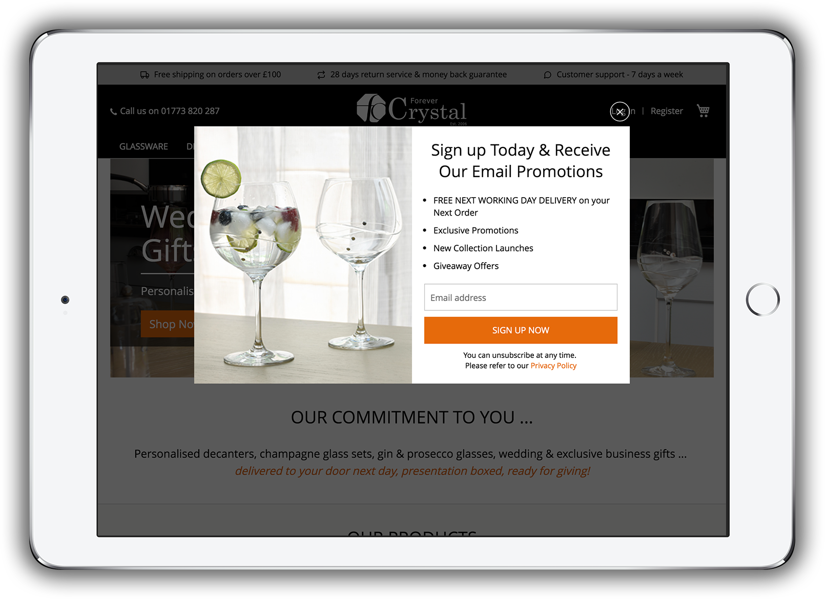 Forever Crystal Popup Forever Crystal - Pop Up